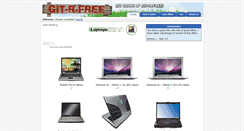 Desktop Screenshot of laptops.git-r-free.com