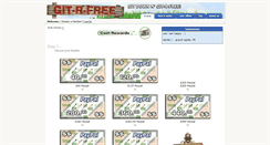 Desktop Screenshot of cashrewards.git-r-free.com