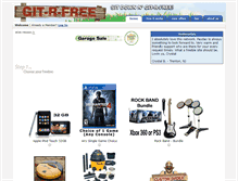 Tablet Screenshot of garagesale.git-r-free.com